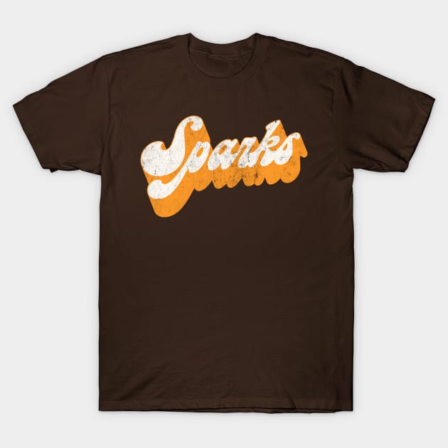 Sparks - Vintage Style Retro Aesthetic Design T-Shirt by DankFutura